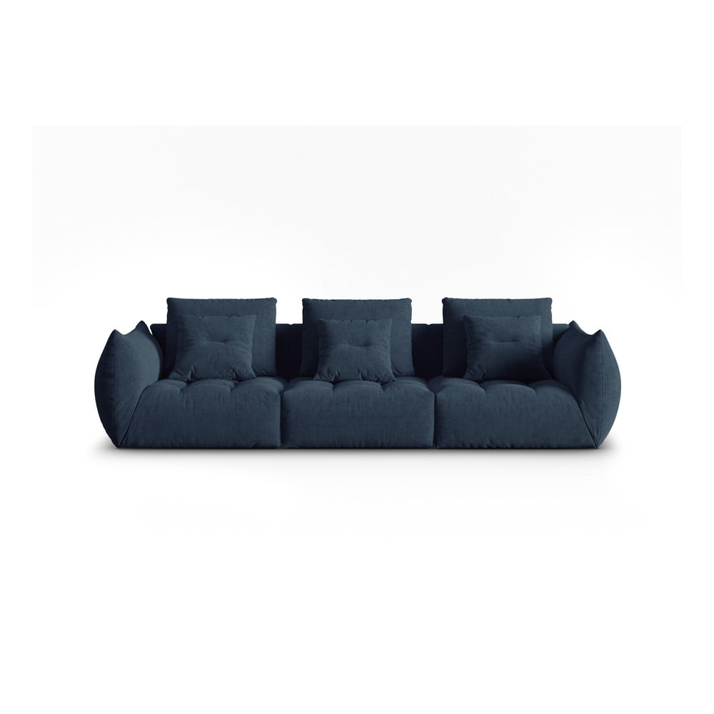 Sötétkék kanapé 332 cm Bloom – Micadoni Home