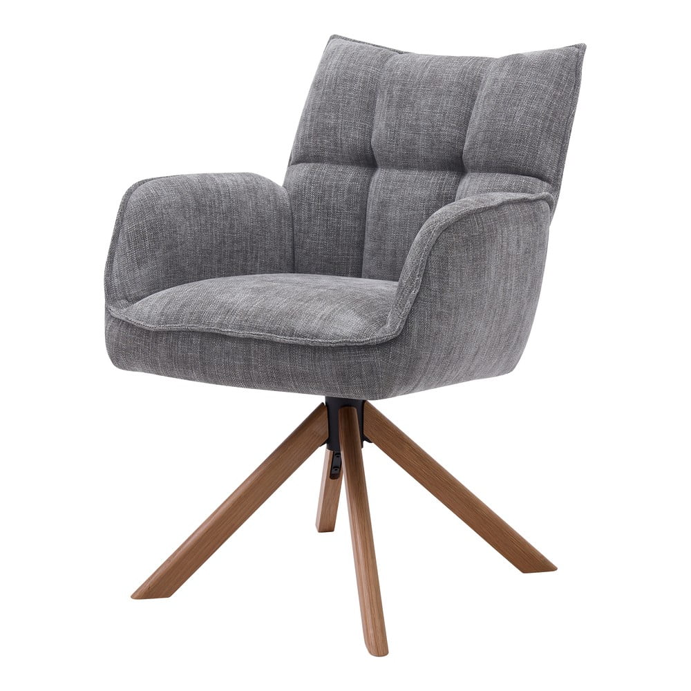 Szürke étkezőszék szett 2 db-os Marilla – Unique Furniture