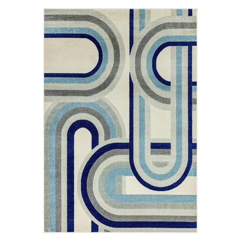 Szürkéskék szőnyeg 80x150 cm Nova Retro Blue – Asiatic Carpets
