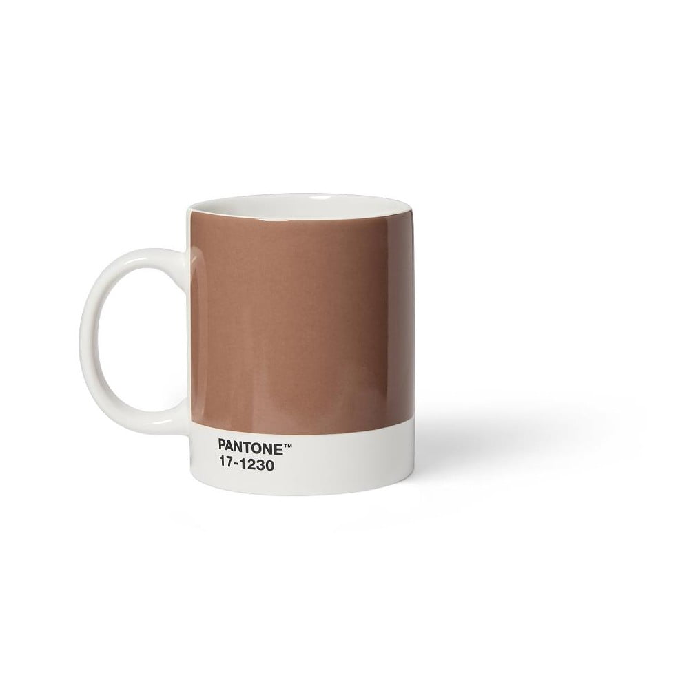 Világosbarna kerámia bögre 375 ml Mocha Mousse 17-1230 – Pantone