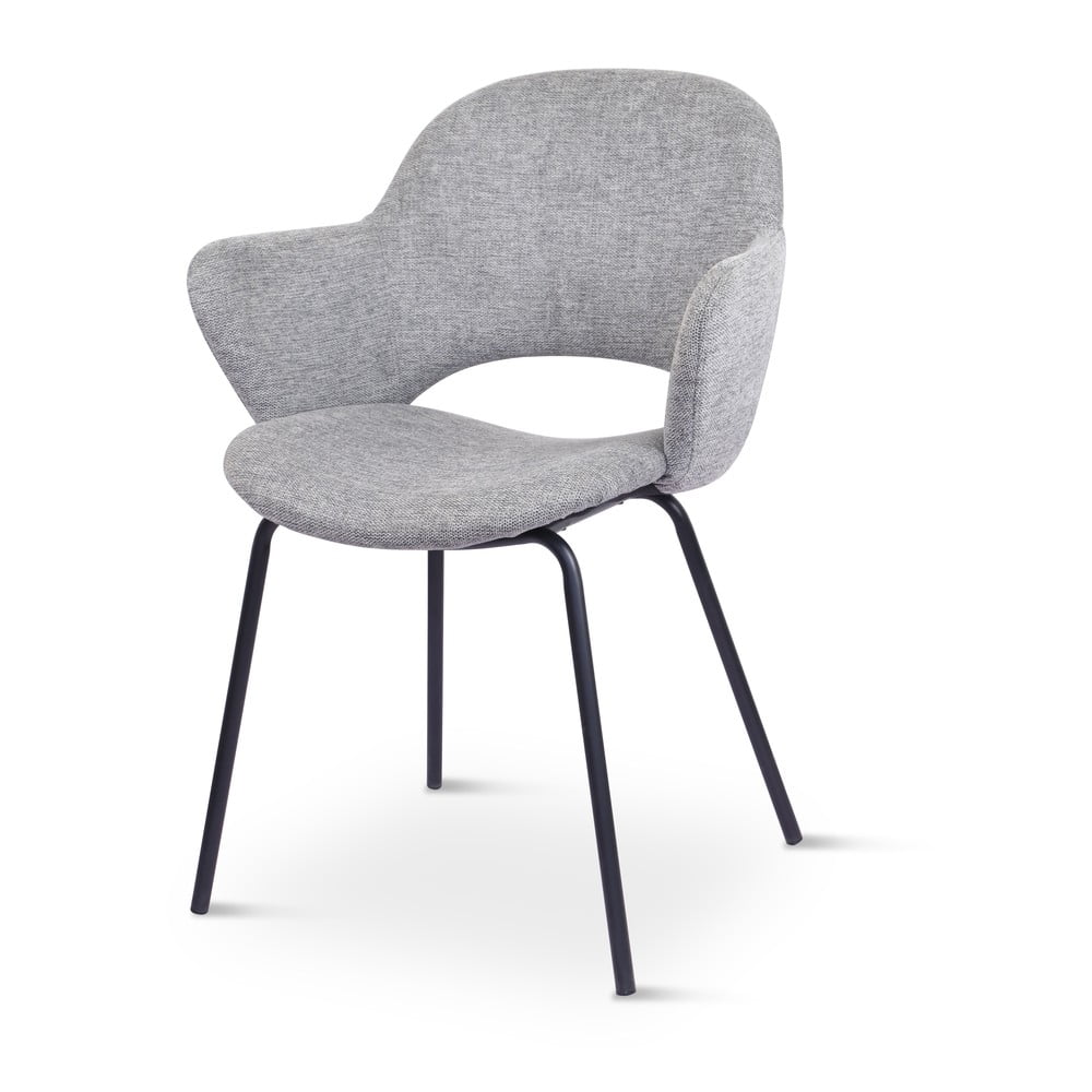 Világosszürke étkezőszék szett 2 db-os Rowley – Unique Furniture