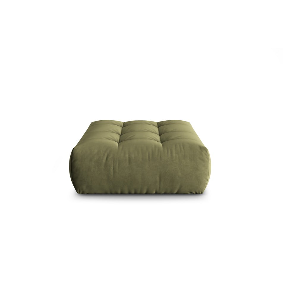 Világoszöld buklé lábtartó Bloom – Micadoni Home