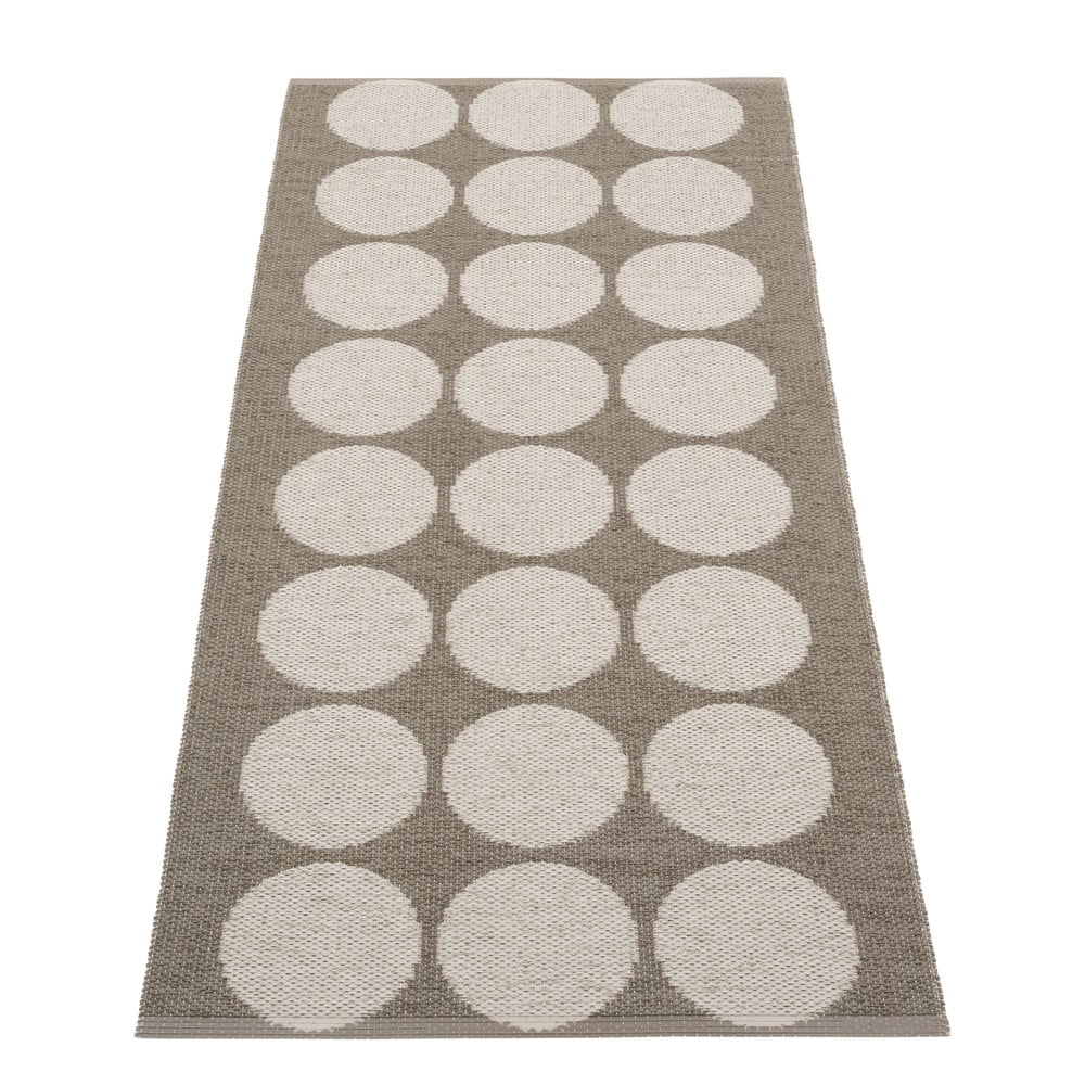 Barna-bézs kültéri-beltéri futószőnyeg 70x160 cm Hugo Walnut Linen – Pappelina