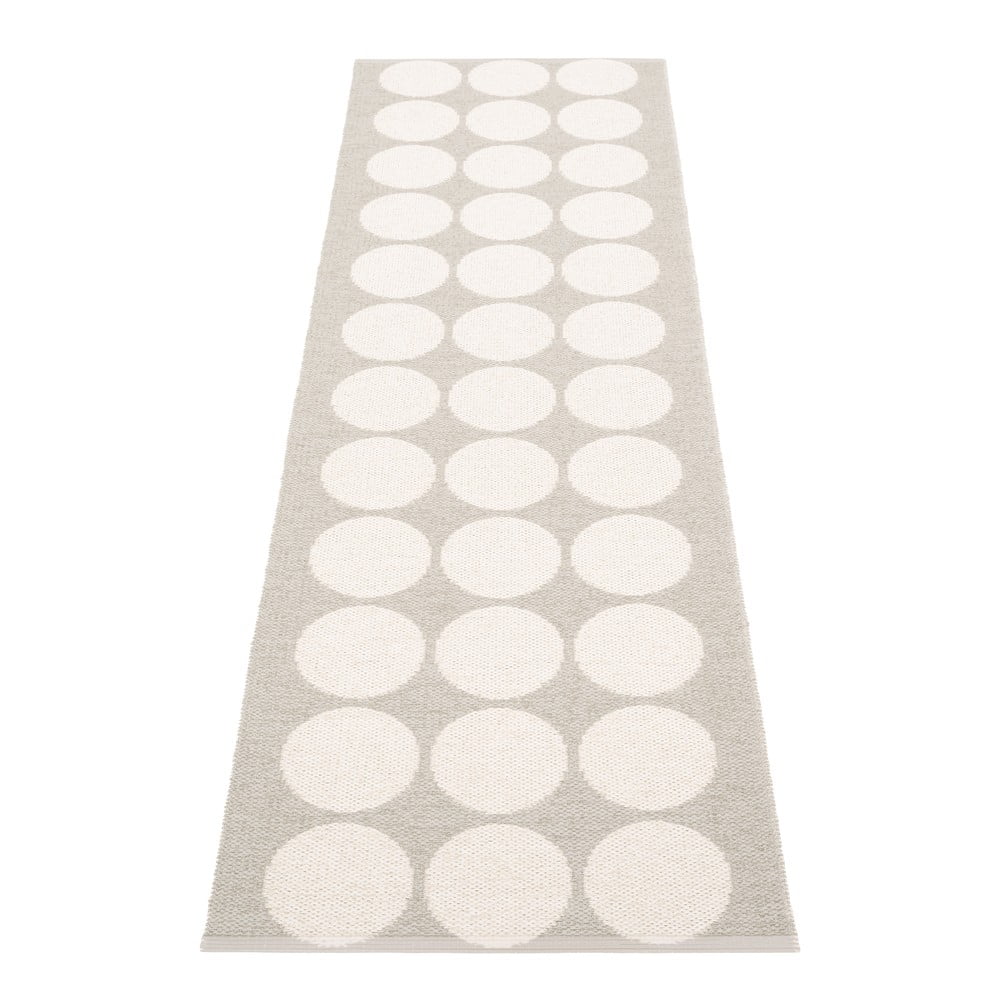 Bézs-krémszínű kültéri-beltéri futószőnyeg 70x240 cm Hugo Linen Vanilla – Pappelina
