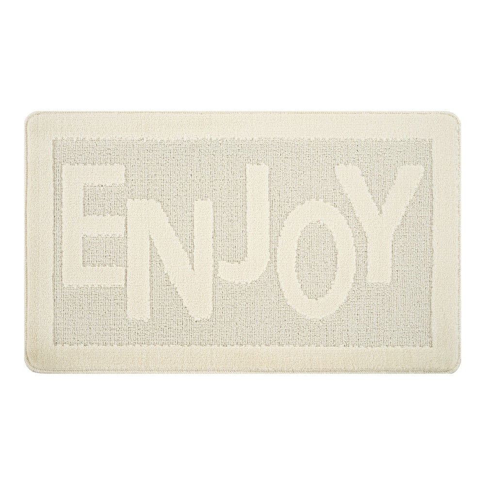 Krémszínű fürdőszobai kilépő 60x100 cm Enjoy – Foutastic