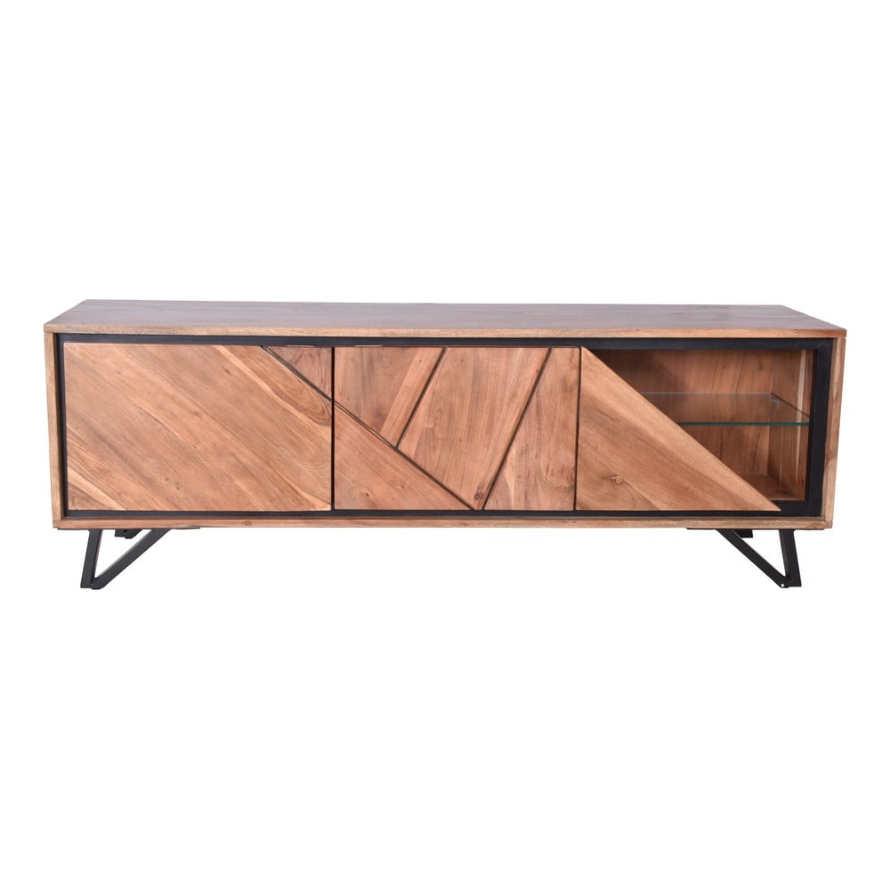 Natúr színű akácfa TV-állvány 150x51x40 cm Ambala – Interia Home & Living