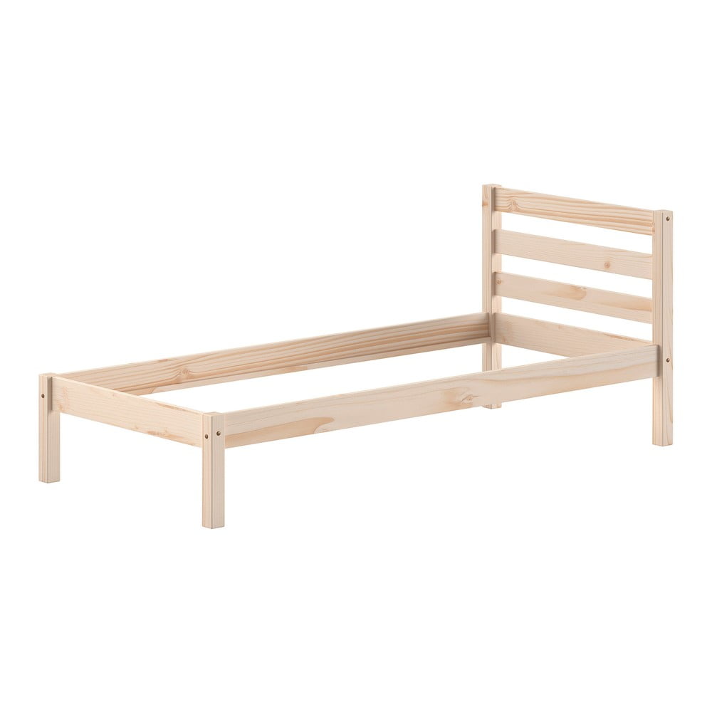Natúr színű borovi fenyő gyerekágy ágyrács nélkül 90x200 cm Pino – Vipack