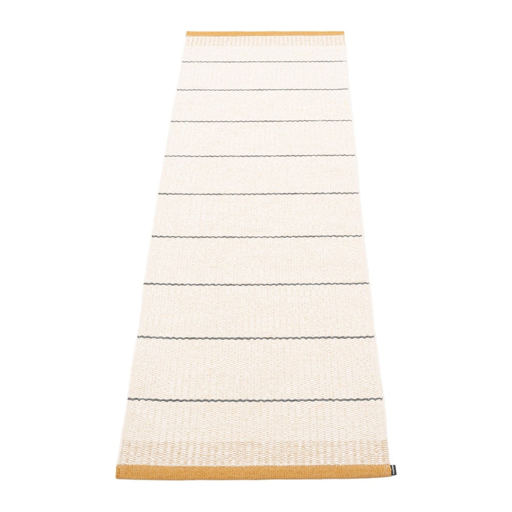 Okkersárga-krémszínű kültéri-beltéri futószőnyeg 60x200 cm Belle Ochre – Pappelina