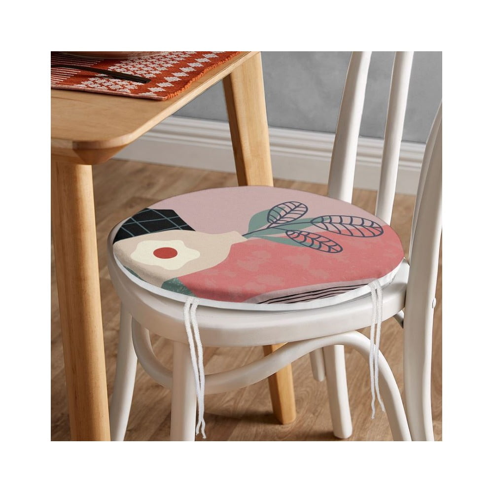 Székpárna ø 42 cm Illustrated Flower – Mila Home