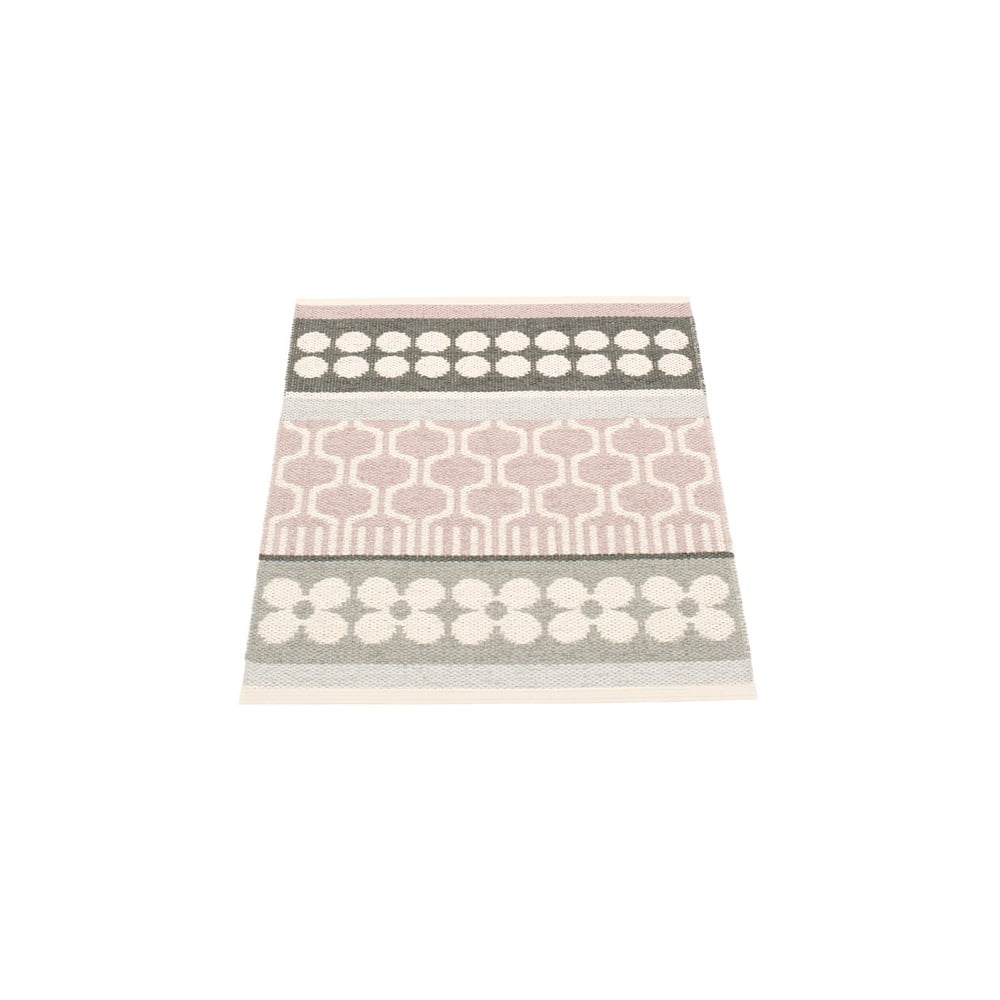Világos rózsaszín-szürke kültéri-beltéri szőnyeg 70x90 cm Asta Pale Rose – Pappelina