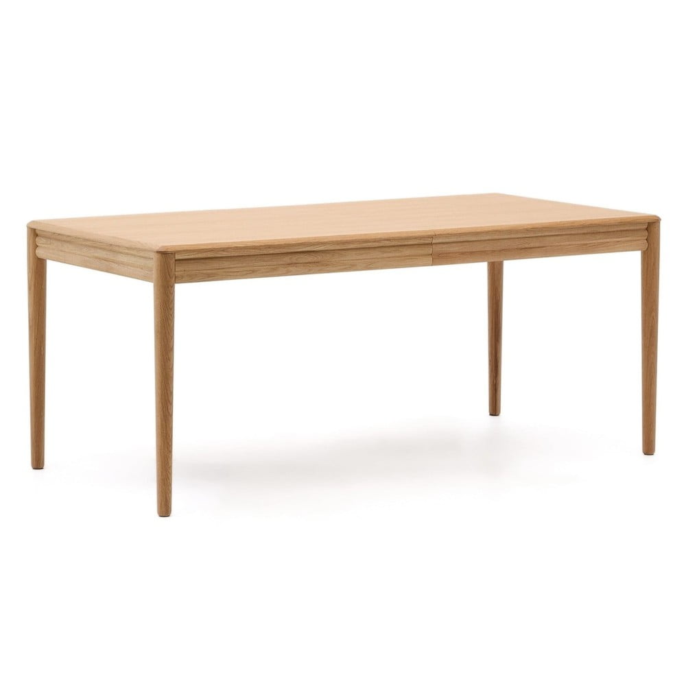 Bővíthető étkezőasztal hosszabbító asztallappal tölgyfa dekorral 90x160 cm Lenon – Kave Home