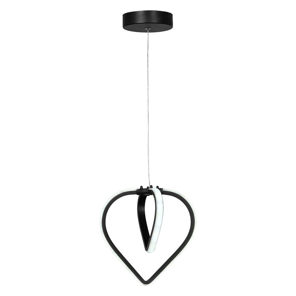 Fekete fém LED függőlámpa ø 22 cm Sevinc – Squid Lighting