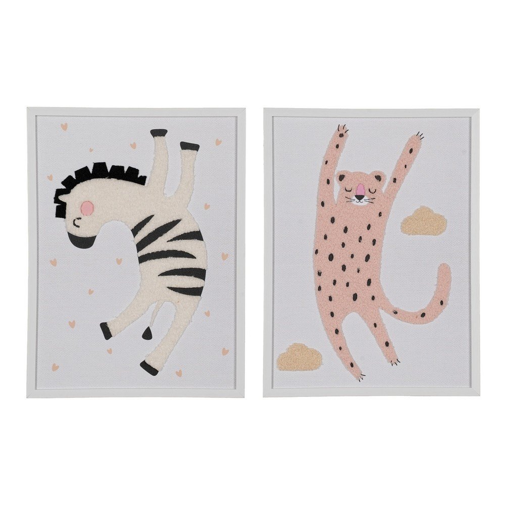 Gyerek kép készlet 2 db-os 30x40 cm Animals – Ixia