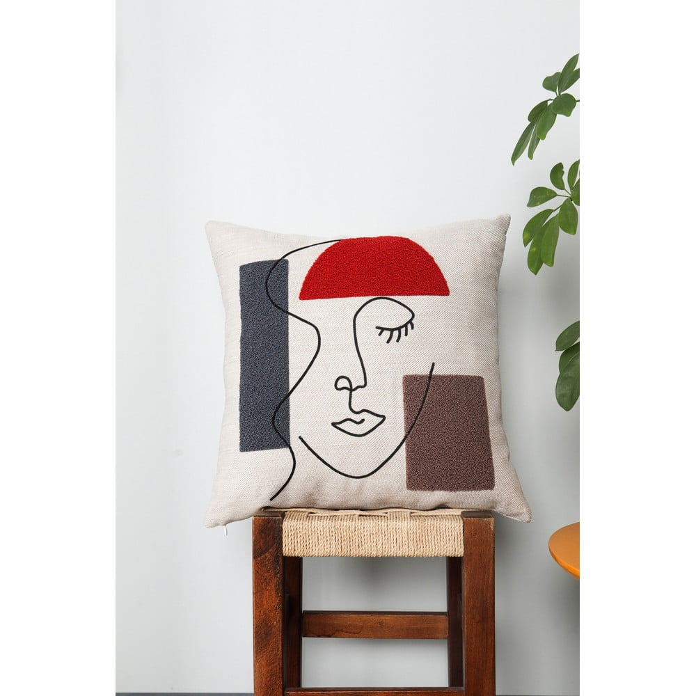 Len díszpárna 43x43 cm Sanat – Mioli Decor