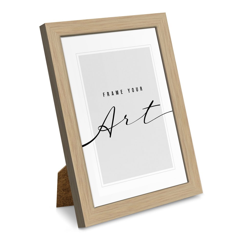 Natúr színű álló-fali képkeret 12x17 cm Beech – knor