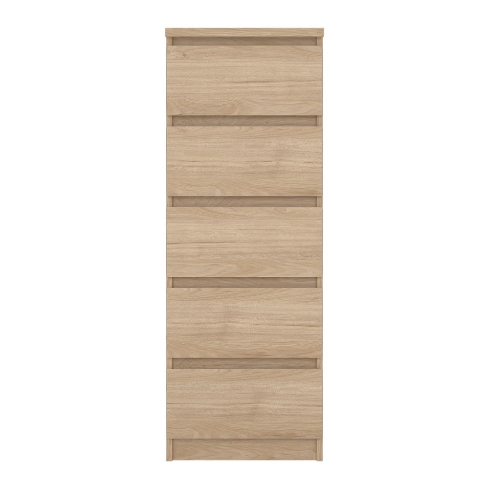 Natúr színű komód tölgyfa dekorral 40x111x50 cm Naia – Tvilum