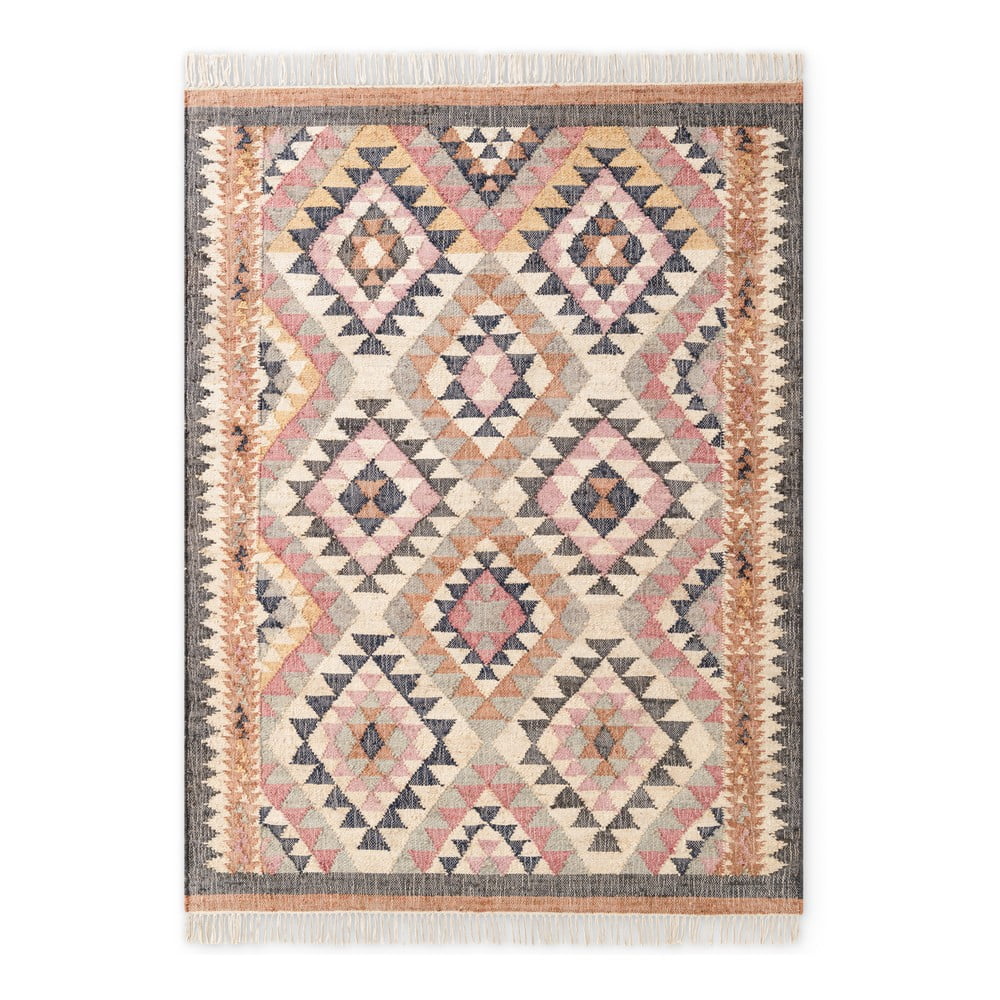 Szürke kézi szövésű juta szőnyeg 80x150 cm Roya Parsa – Elle Decoration