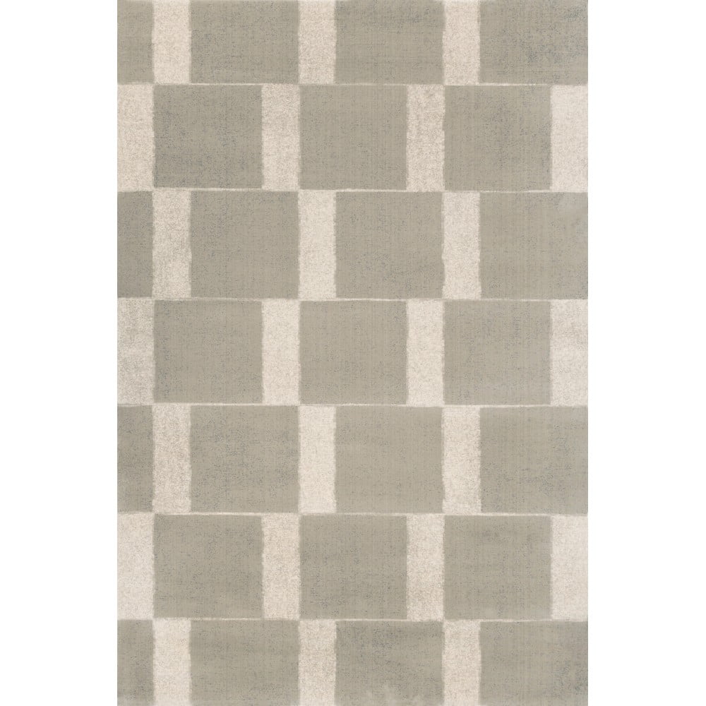 Szürkésbézs gyapjú szőnyeg 160x240 cm Agnus Pavement – Agnella