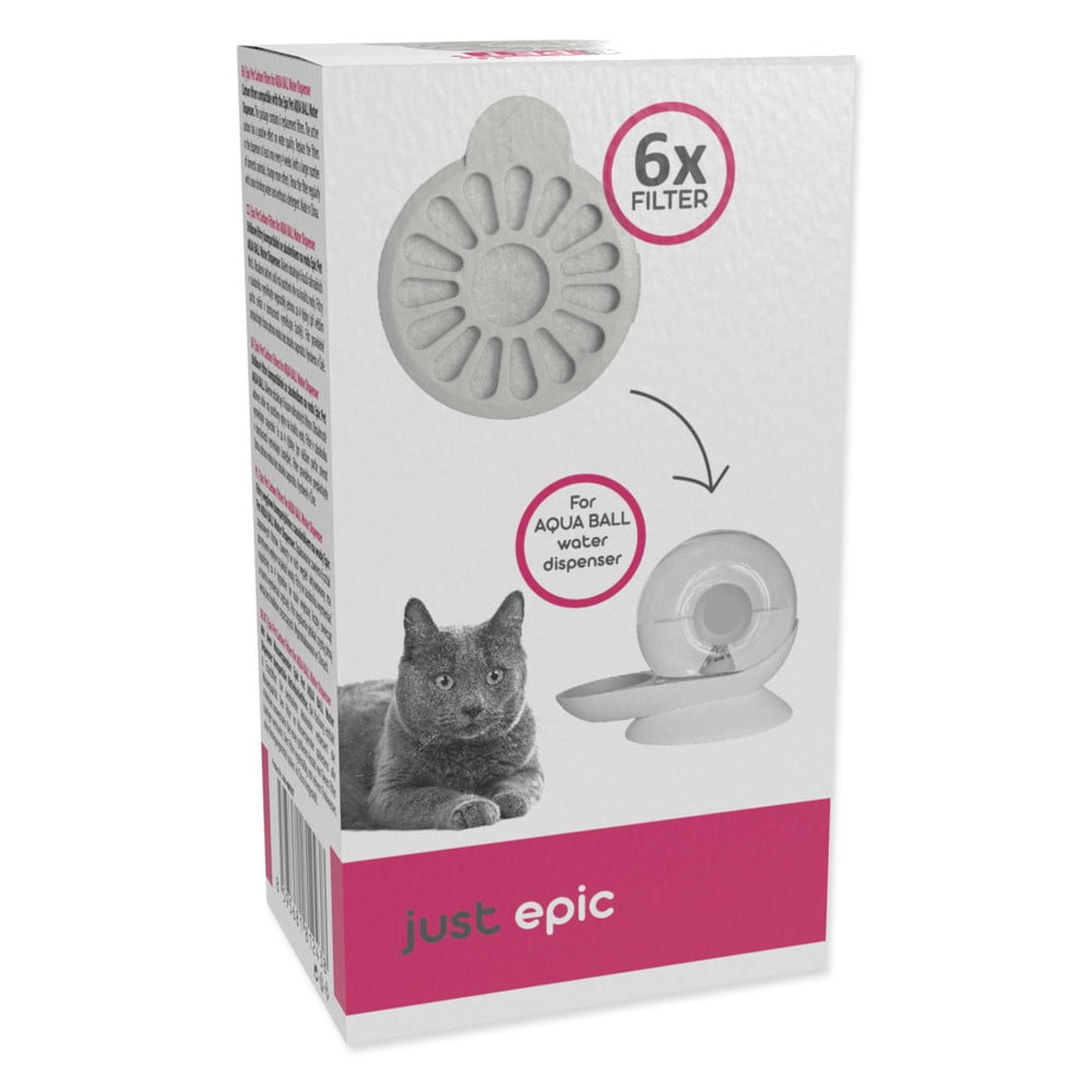 Szűrő szett itatókútba 6 db-os macskáknak Epic Pet Aqua Ball – Plaček Pet Products