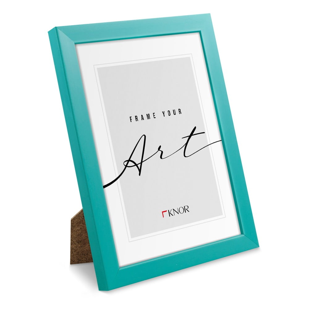Türkiz álló-fali képkeret 20x26 cm – knor