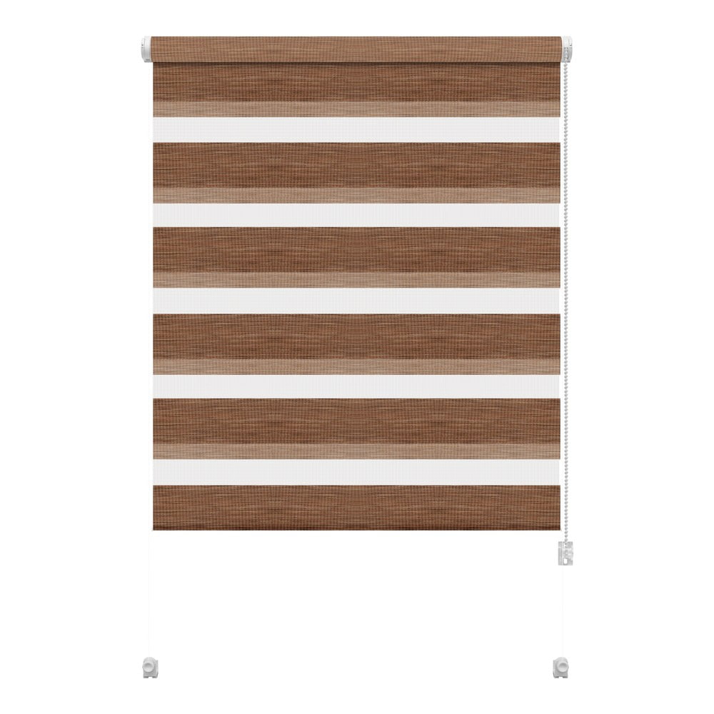 Barna nappali-éjszakai roló 57x150 cm Zebra Natur – Gardinia