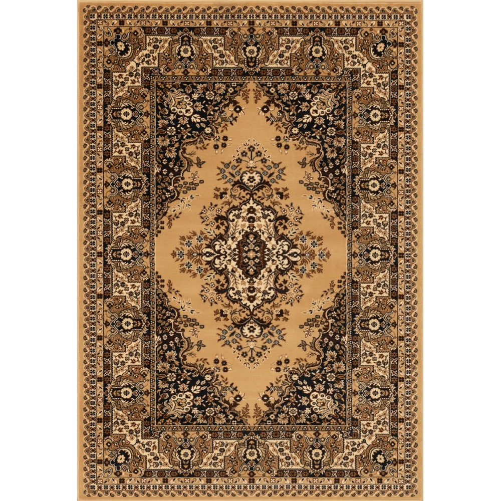 Bézs-borostyán színű szőnyeg 120x170 cm Fatima S Beige – FD