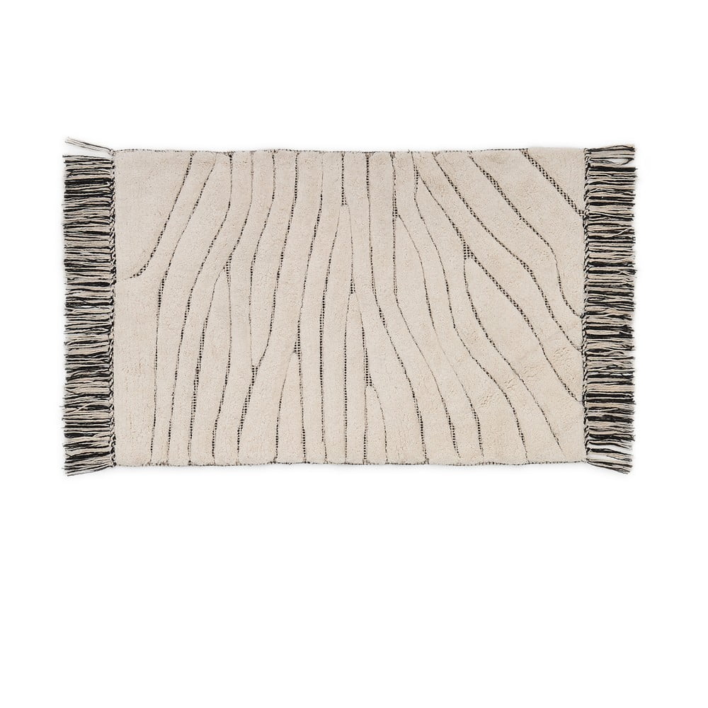 Bézs fürdőszobai kilépő 50x70 cm Crilda – Kave Home