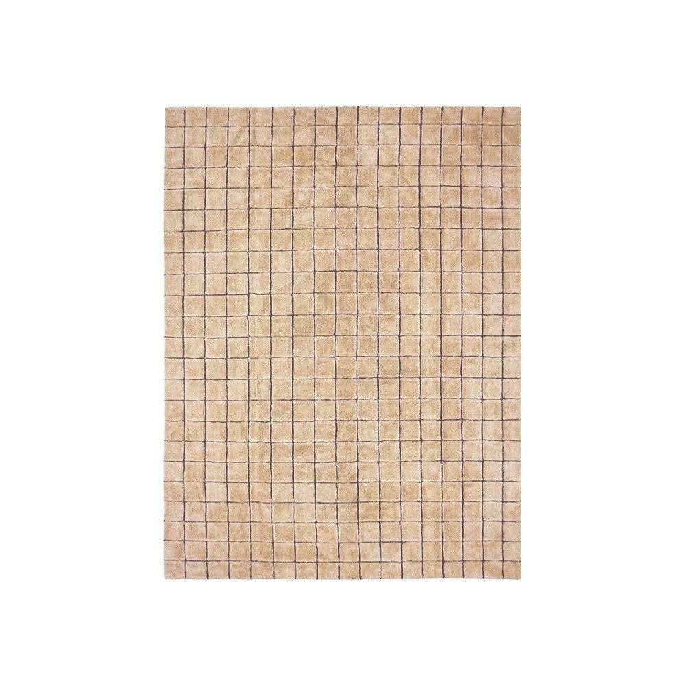 Borostyán színű kézi szövésű gyapjú szőnyeg 170x240 cm Mosaic Amber – Lorena Canals
