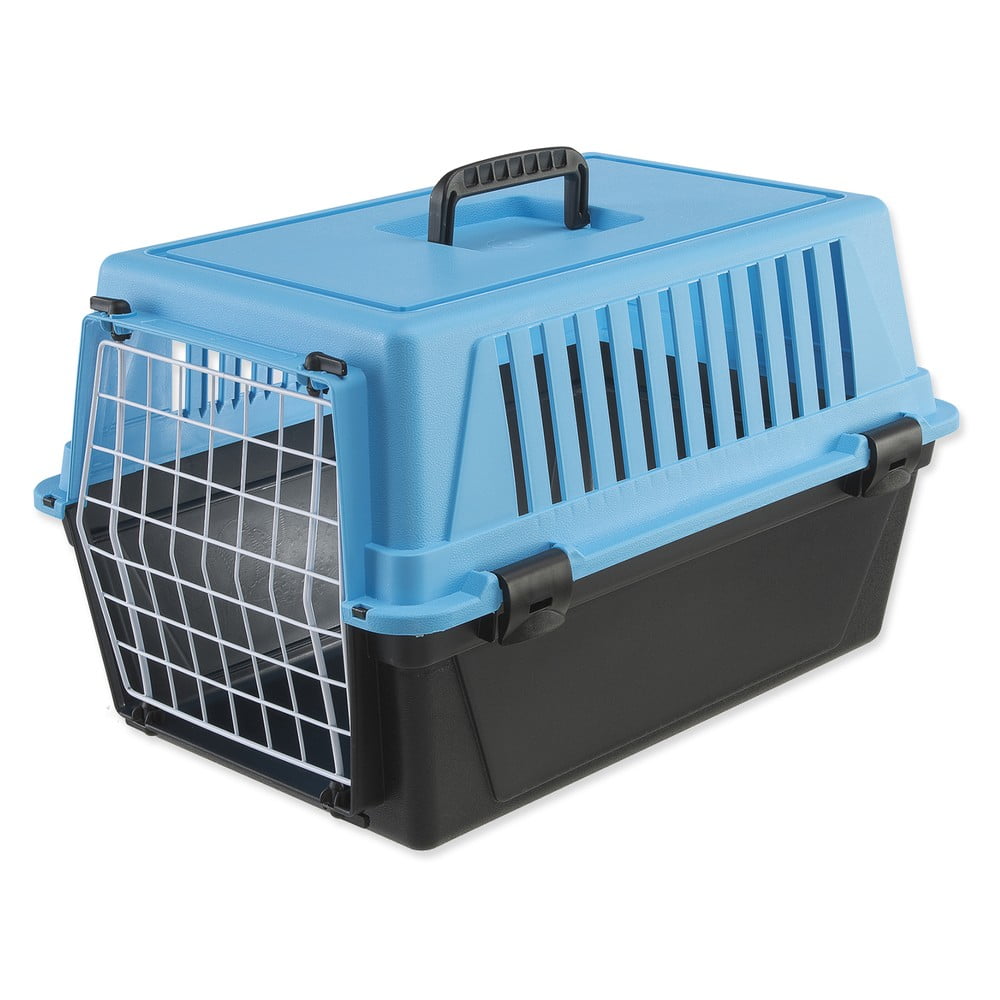 Fekete-világoskék állathordozó kisállatoknak 37x58 cm Ferplast Atlas 20 – Plaček Pet Products