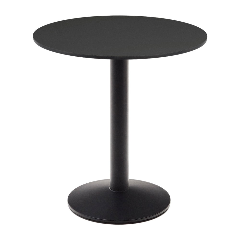 Fém kerek kerti étkezőasztal 68x68 cm Esilda – Kave Home