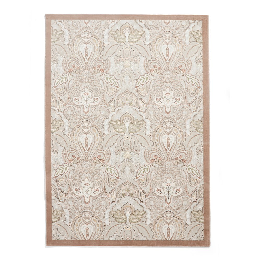 Krémszínű szőnyeg 120x170 cm Damask Bronze – Think Rugs