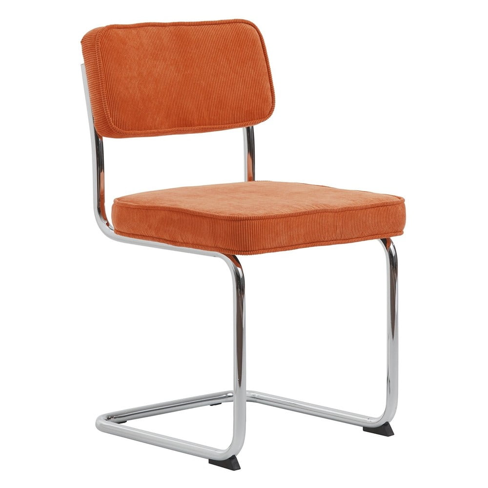 Narancssárga kordbársony étkezőszék Rupert – Unique Furniture