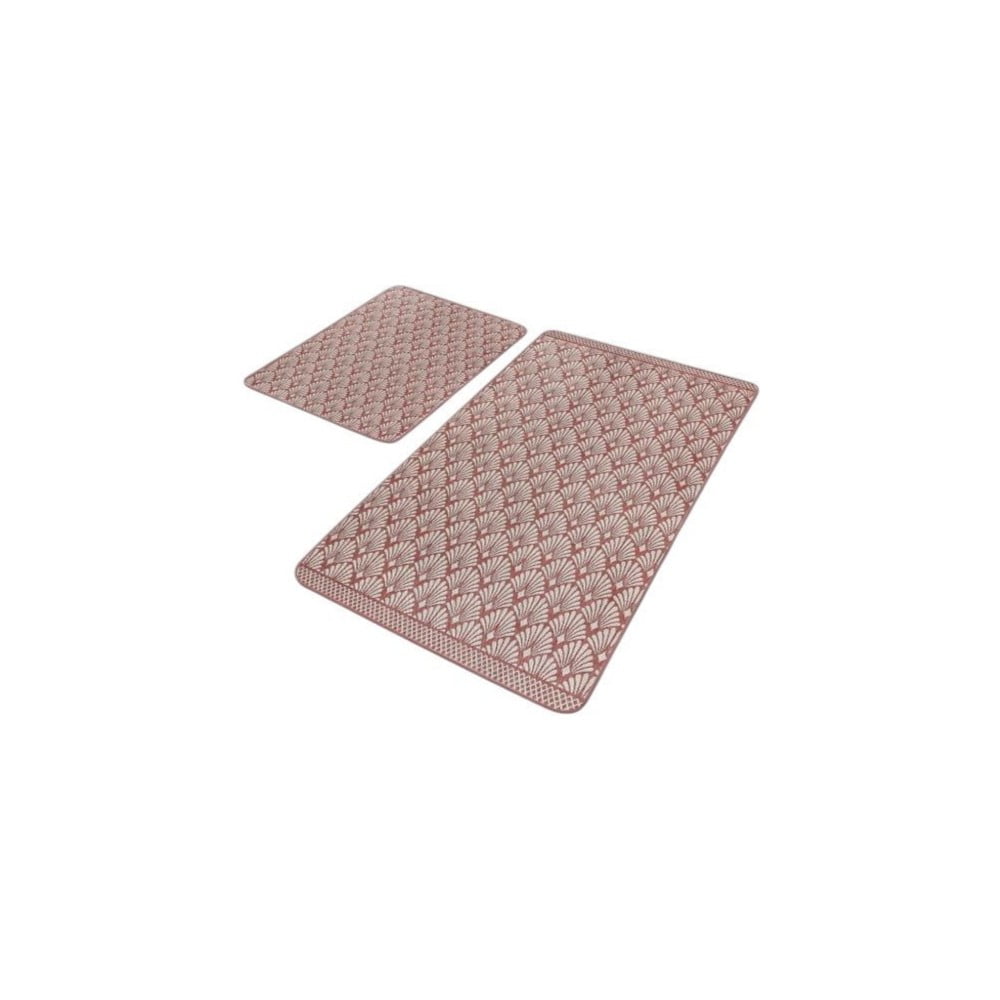 Barna bársony fürdőszobai kilépő szett 2 db-os 60x100 cm – Mila Home