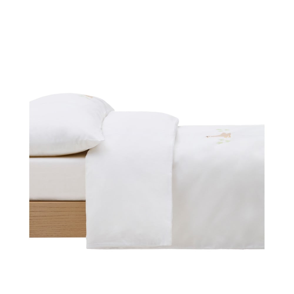 Fehér pamut-perkál gyerek ágyneműhuzat babaágyhoz 70x140 cm Milu – Kave Home