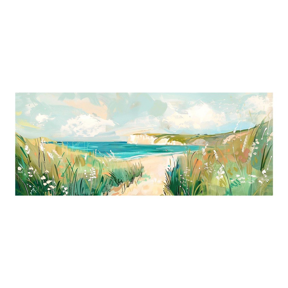 Kép 60x150 cm Gouache Sea – Styler