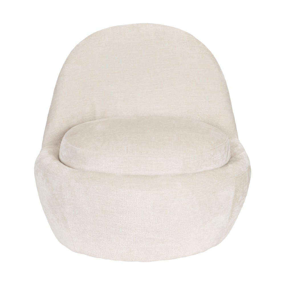 Krémszínű fotel Nash – White Label