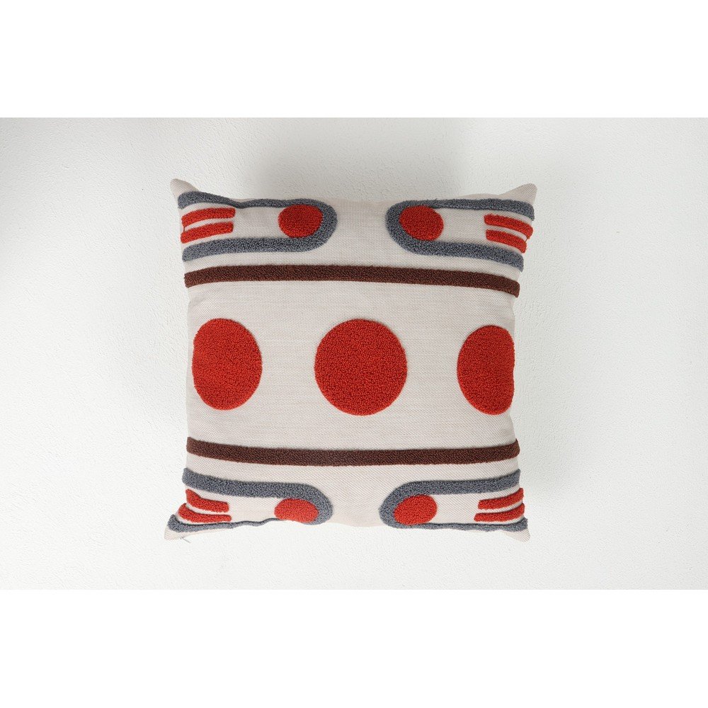 Len díszpárna 43x43 cm Geometrik – Mioli Decor