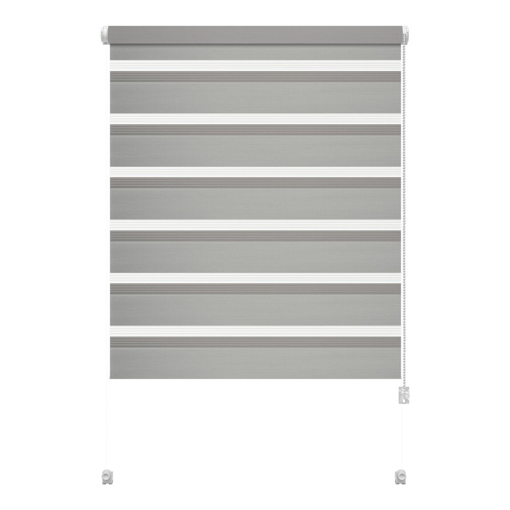 Szürke nappali-éjszakai roló 80x150 cm Zebra – Gardinia