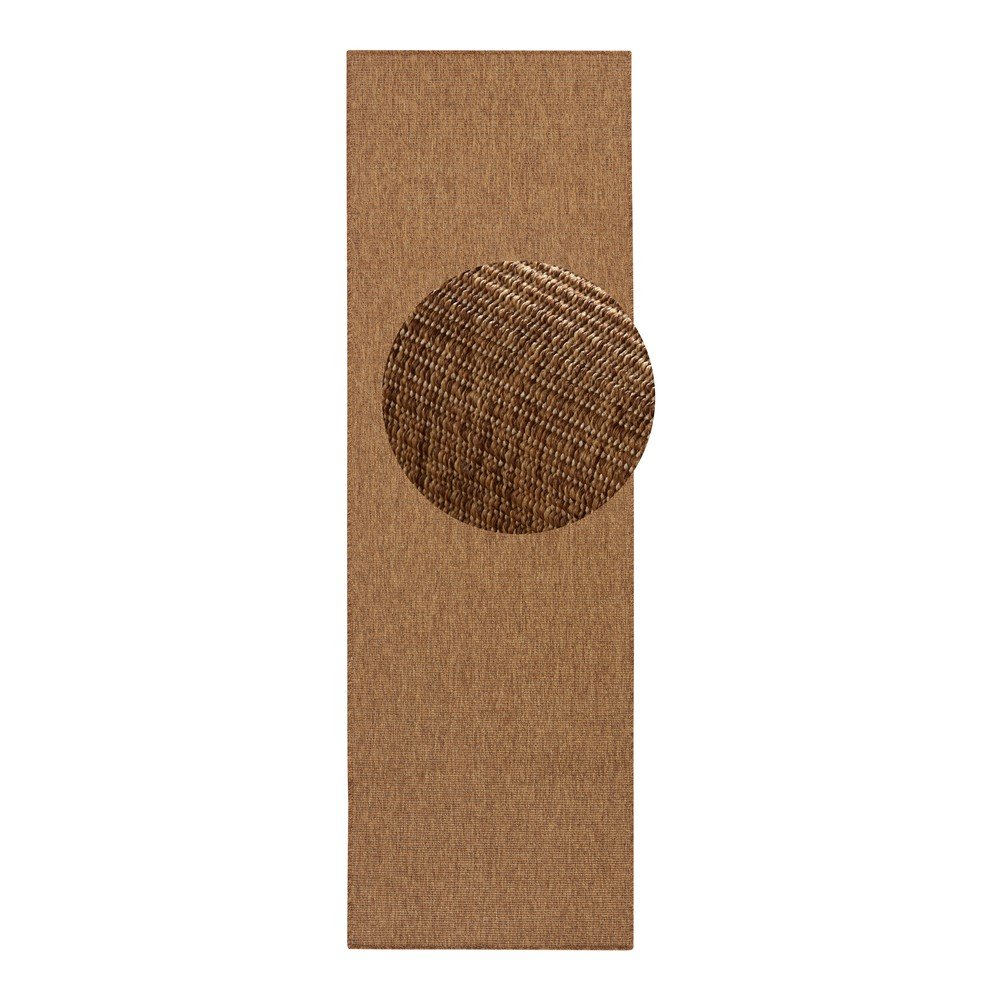 Barna kültéri-beltéri futószőnyeg 80x250 cm Nature – Hanse Home