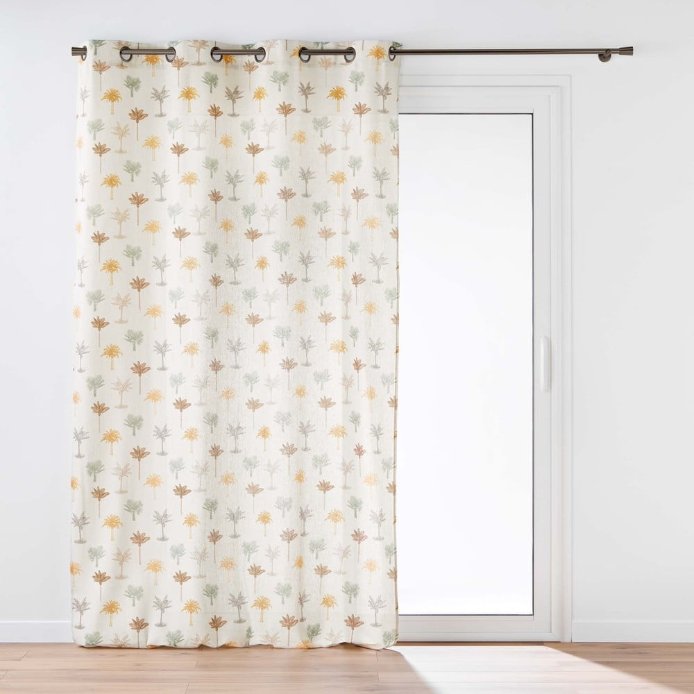 Bézs függöny 140x280 cm Palmelia – douceur d'intérieur