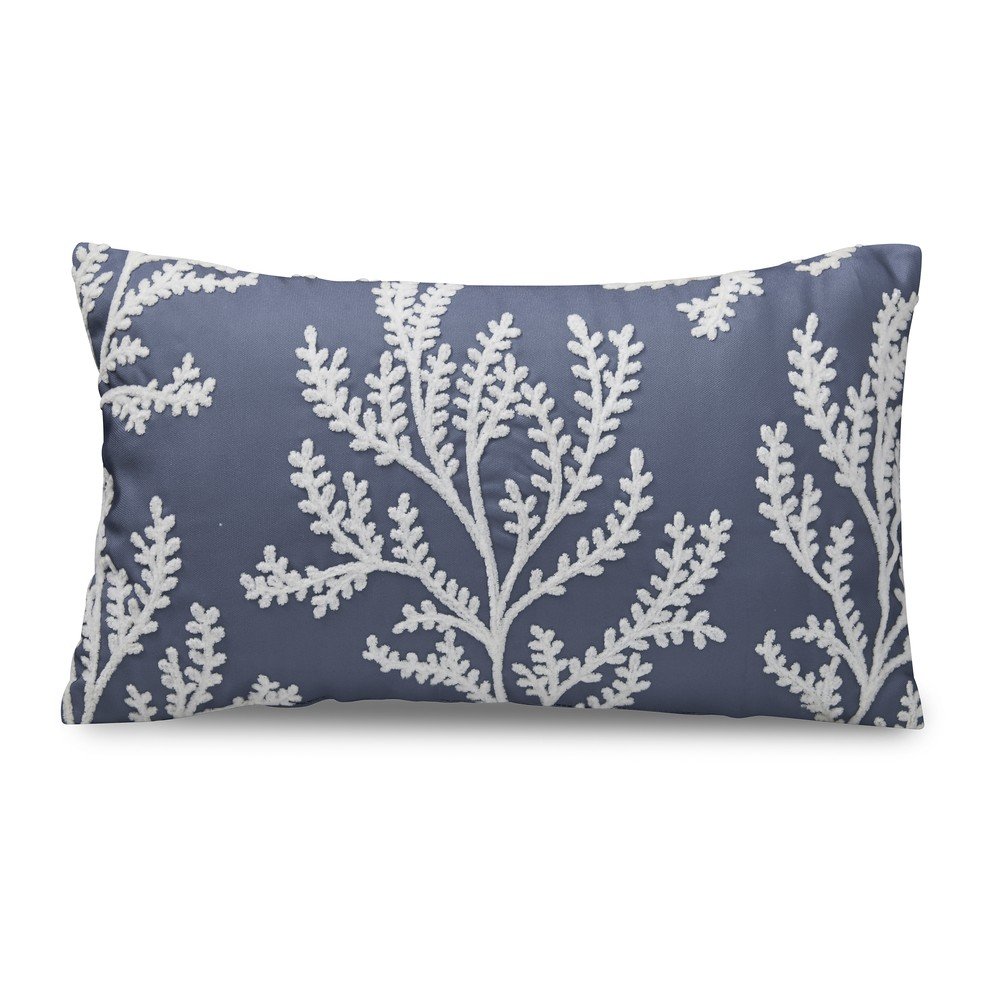 Díszpárna 30x50 cm Coral Leaf Embroidered – Catherine Lansfield