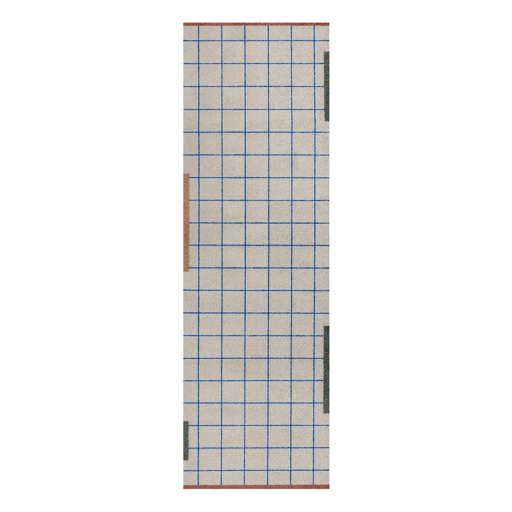 Elefántcsont színű mosható futószőnyeg 77x242 cm Network – Mette Ditmer Denmark