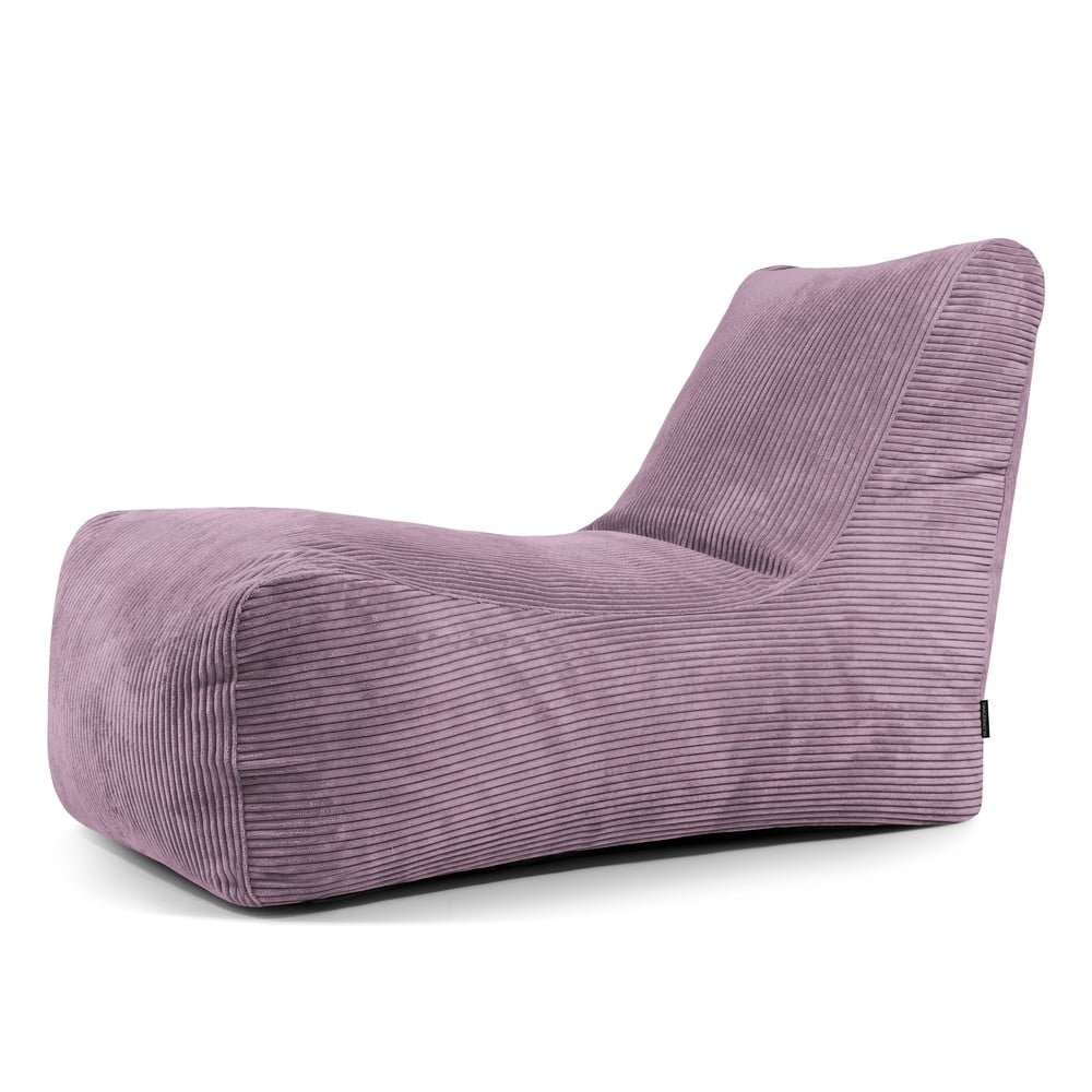 Lila kordbársony babzsákfotel Lounge – SLOWDOWN