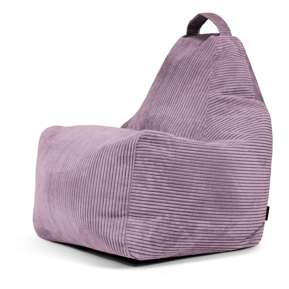 Lila kordbársony babzsákfotel Play Amuse – SLOWDOWN