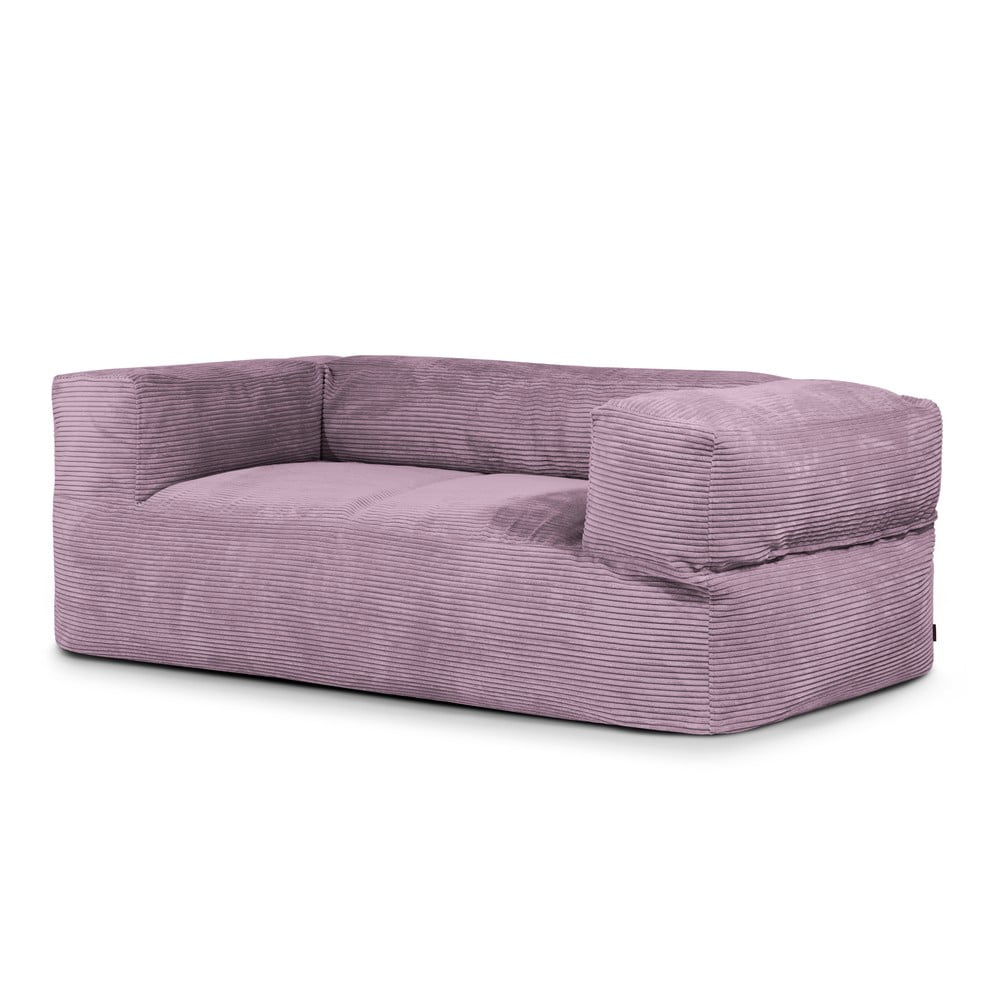 Lila kordbársony babzsákfotel Sofa MooG – SLOWDOWN