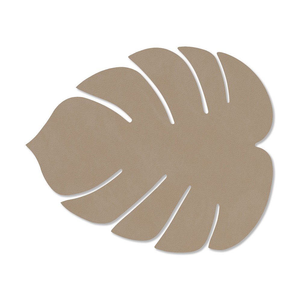 Öko bőr tányéralátét 22x26 cm Monstera Leaf Nupo – LIND DNA