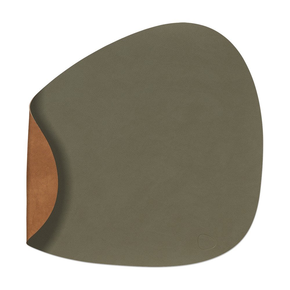 Öko bőr tányéralátét 37x44 cm Curve L Double Nupo – LIND DNA