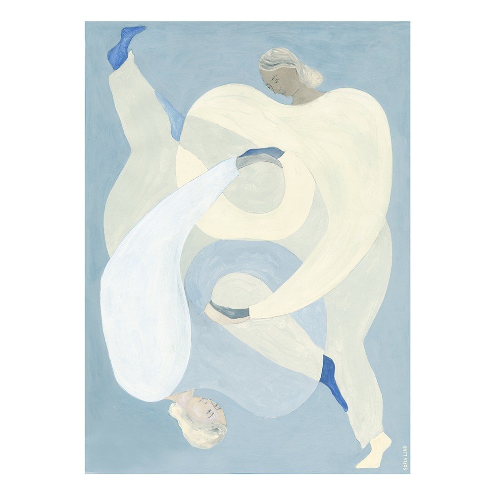 Poszter 50x70 cm Hold You - Blue – The Poster Club