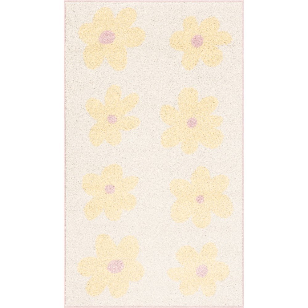 Sárga-elefántcsont színű gyerek szőnyeg 80x150 cm Dazzy Vanilla – FD