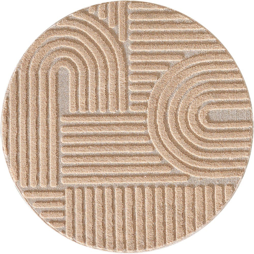 Világos rózsaszín kerek szőnyeg ø 200 cm Art 1121 – Ayyildiz Carpets
